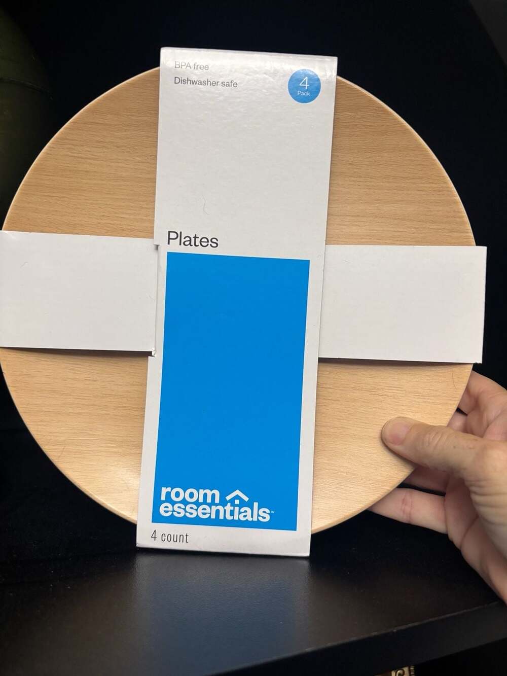 Room Essentials 4-Pack Plant-Based Material Plates